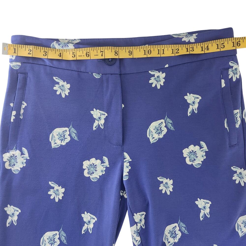 Betabrand Dress/Yoga Pants Blue with Flower Print Size Medium - Picture 8 of 10
